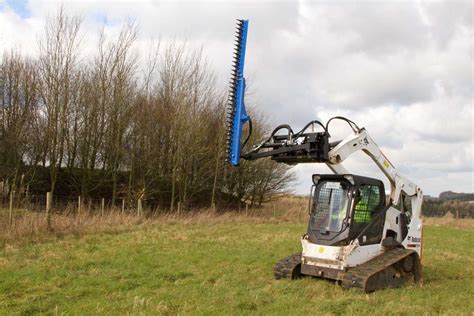 skid steer hedge trimmer|skid steer sickle bar attachment.